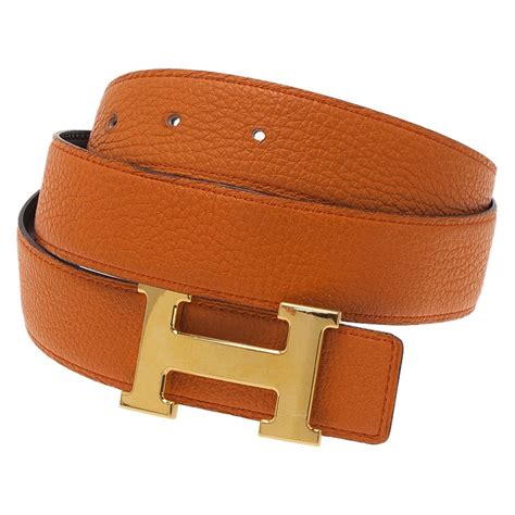 authentic orange hermes belt|Hermes belt ladies.